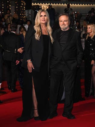 IPA84915776 - Cannes, 79th Cannes Film Festival 2025 - evening 9. red carpet ELASTIC ROME Pictured: Tiziana Rocca, Franco Nero  Copyright: xManuelexMangiarottix xPoolxPhotoxEventsx07x 84915776