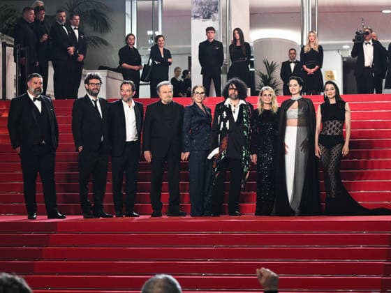 IPA84916924 - Cannes, 79th Cannes Film Festival 2025 - evening 9. red carpet Rome Elastic . In the photo Thomas Verhaeghe, Mathieu Verhaeghe, Franco Nero, Ornella Muti, Bertrand Mandico, Isabella Ferrari, NoÃ mie Merlant and Marion Cotillard  Copyright: xSimonexComix xPoolxPhotoxEventsx07x 84916924