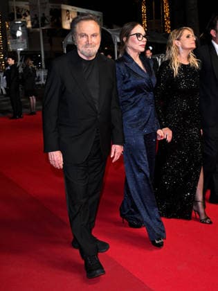 IPA84916977 - Cannes, 79th Cannes Film Festival 2025 - evening 9. red carpet Rome Elastic . Pictured are Franco Nero, Ornella Muti, Isabella Ferrari  Copyright: xSimonexComix xPoolxPhotoxEventsx07x 84916977