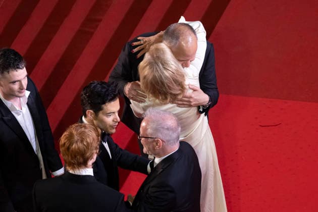 Ira Sachs, Tom Sturridge, Luther Ford et Rami Malek , Iris Knobloch, Thierry Frémaux Montée des marches du film The man I love lors du 79ème Festival International du Film de Cannes, le 20 mai 2026 Camilla Canalini Bestimage Red carpet for The man I love at the 79th Cannes International Film Festival on May 20, 2026 Cannes France  Copyright: xCamillaxCanalinix xBestimagexCamillaxCanalinix xBestimagex