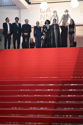 Cannes Roma Elastica Red Carpet FC Franco Nero, Ornella Muti, Isabella Ferrari, Mathieu Verhaeghe, Marion Cotillard, Bertrand Mandico, Noémie Merlant and Thomas Verhaeghe attending the Roma Elastica red carpet during the 79th Cannes Film Festival in Cannes, France on May 20, 2026. Photo by Franck Castel ABACAPRESS.COM Cannes  Copyright: xCastelxFranck ABACAx