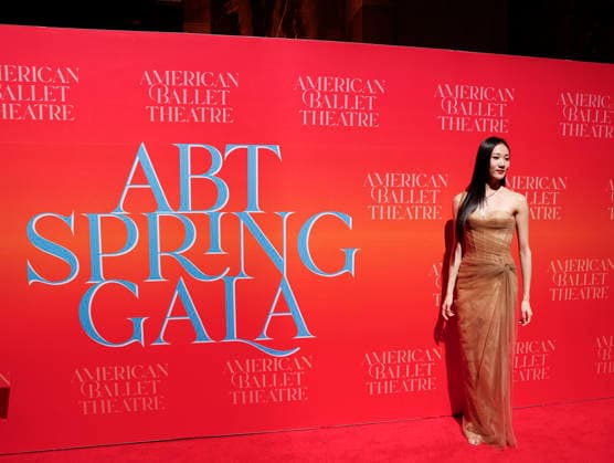SunMi Park arrives on the red carpet at the American Ballet Theatre s 2026 Spring Gala held at Cipriani 42nd Street on Wednesday, May 20, 2026 in New York City.  NYP20260520155 JOHNxANGELILLO