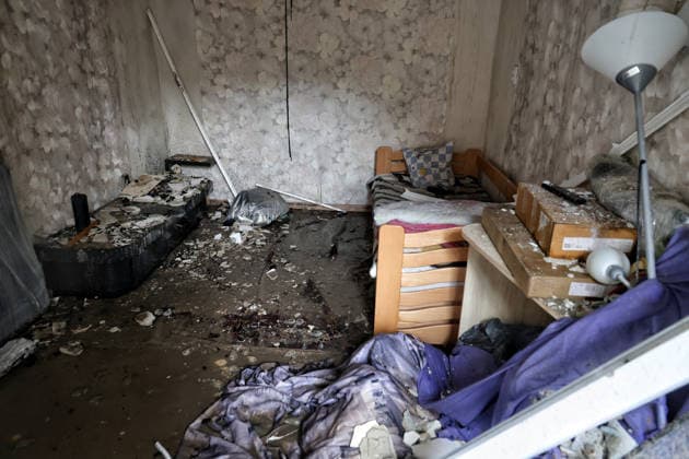 RECORD DATE NOT STATED A room covered with debris inside a private residential house destroyed as a result of a Russian drone attack in Odesa, Ukraine, on May 20, 2026. During the night of May 20, the city came under a massive attack by Russian strike drones. The attack caused destruction of residential buildings, fires at commercial facilities, and damage to critical infrastructure. One civilian was injured (Photo by Nina Liashonok Ukrinform) Aftermath of overnight Shahed drone attack on Odesa  Copyright: xNinaxLiashonokx