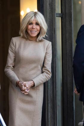 President Macron Welcomes Papua New Guinea PM Marape - Paris Brigitte Macron, First Lady of France, before Emmanuel Macron received James Marape, Prime Minister of Papua New Guinea, at the Élysée Palace in Paris on 20 May 2026, as part of bilateral partnerships in the Indo-Pacific region in the fields of security and defence, the fight against illegal fishing, biodiversity and sustainable development. Photo by Jeremy Paoloni ABACAPRESS.COM Paris France  Copyright: xPaolonixJeremy ABACAx