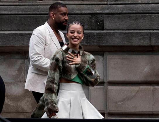 May 20, 2026, New York, Ny, United States: Chase Infiniti attends the Louis Vuitton Cruise 2027 Show. Held at The Frick Collection in New York. Zuma Press May 20, 2026. New York United States - ZUMAp281 20260520_zea_p281_045 Copyright: xPhotoxImagexPressx