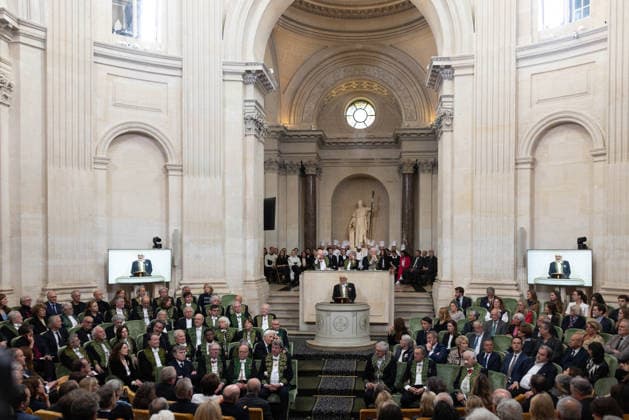 Guy Savoy, French multi-star chef Guy Savoy, has just been officially installed as a member of the Académie des Beaux Arts A ceremony that took place under the dome of the Institut de France, in Paris, France, on May 20, 2026 This is the first time a chef has joined the prestigious institution Julien Sarkissian Bestimage French chef Guy Savoy during his investiture ceremony at the Académie des Beaux Arts in Paris, France, on May 20, 2026 Paris France  Copyright: xJulienxSarkissianx xBestimagexJulienxSarkissianx xBestimagex