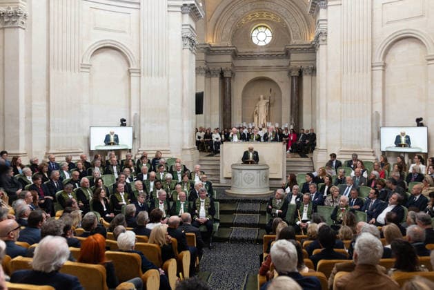 Guy Savoy, French multi-star chef Guy Savoy, has just been officially installed as a member of the Académie des Beaux Arts A ceremony that took place under the dome of the Institut de France, in Paris, France, on May 20, 2026 This is the first time a chef has joined the prestigious institution Julien Sarkissian Bestimage French chef Guy Savoy during his investiture ceremony at the Académie des Beaux Arts in Paris, France, on May 20, 2026 Paris France  Copyright: xJulienxSarkissianx xBestimagexJulienxSarkissianx xBestimagex
