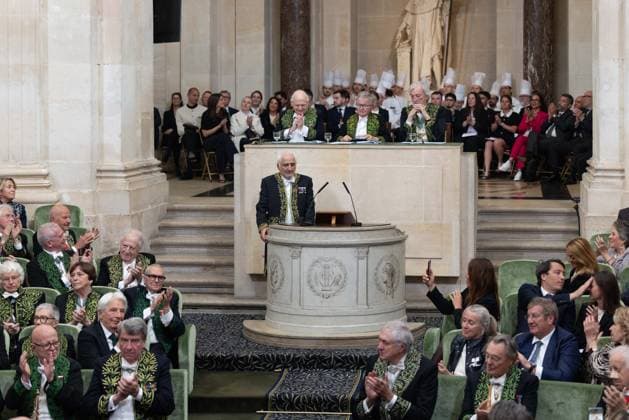 Guy Savoy, French multi-star chef Guy Savoy, has just been officially installed as a member of the Académie des Beaux Arts A ceremony that took place under the dome of the Institut de France, in Paris, France, on May 20, 2026 This is the first time a chef has joined the prestigious institution Julien Sarkissian Bestimage French chef Guy Savoy during his investiture ceremony at the Académie des Beaux Arts in Paris, France, on May 20, 2026 Paris France  Copyright: xJulienxSarkissianx xBestimagexJulienxSarkissianx xBestimagex
