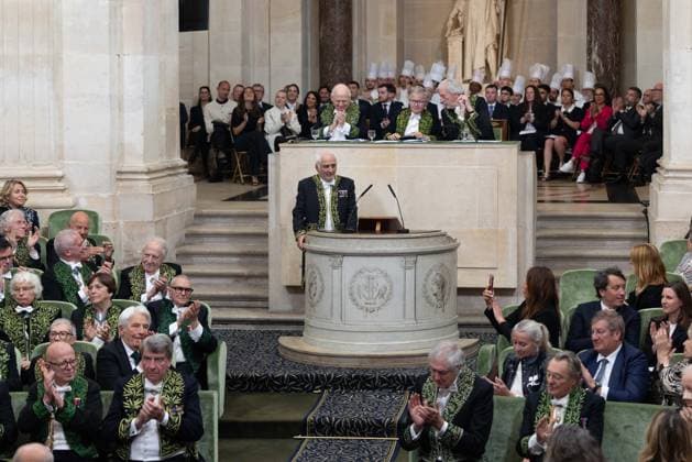 Guy Savoy, French multi-star chef Guy Savoy, has just been officially installed as a member of the Académie des Beaux Arts A ceremony that took place under the dome of the Institut de France, in Paris, France, on May 20, 2026 This is the first time a chef has joined the prestigious institution Julien Sarkissian Bestimage French chef Guy Savoy during his investiture ceremony at the Académie des Beaux Arts in Paris, France, on May 20, 2026 Paris France  Copyright: xJulienxSarkissianx xBestimagexJulienxSarkissianx xBestimagex