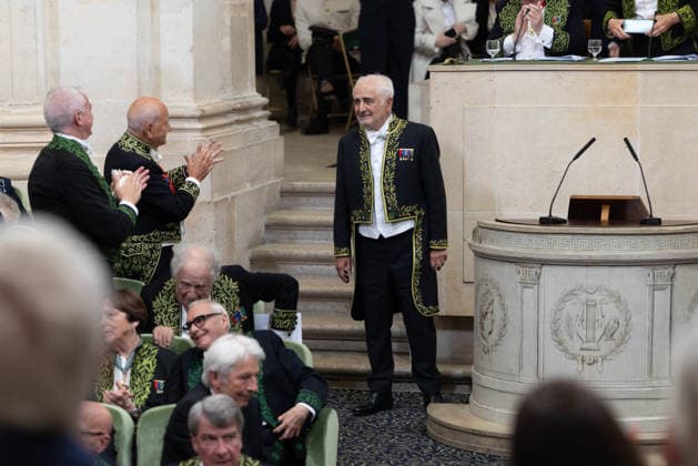 Guy Savoy, French multi-star chef Guy Savoy, has just been officially installed as a member of the Académie des Beaux Arts A ceremony that took place under the dome of the Institut de France, in Paris, France, on May 20, 2026 This is the first time a chef has joined the prestigious institution Julien Sarkissian Bestimage French chef Guy Savoy during his investiture ceremony at the Académie des Beaux Arts in Paris, France, on May 20, 2026 Paris France  Copyright: xJulienxSarkissianx xBestimagexJulienxSarkissianx xBestimagex