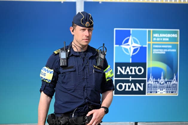 Security measures taken ahead of NATO Foreign Ministers Meeting in Sweden HELSINGBORG, SWEDEN - MAY 21: Strict security measures are taken in the area ahead of the NATO Foreign Ministers Meeting in Helsingborg, Sweden on May 21, 2026. Dursun Aydemir Anadolu Helsingborg Sweden. Editorial use only. Please get in touch for any other usage.  Copyright: x2026xAnadoluxDursunxAydemirx