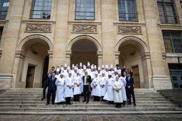 GUY SAVOY ACADEMIE DES BEAUX ARTS PHOTOPQR LE DAUPHINE Bertrand RIOTORD Paris 20 05 2026 Paris Île de France , le 20 mai 2026 Cérémonie dinstallation du chef étoilé Guy Savoy à lAcadémie des Beaux Arts Guy Savoy devient le premier chef à être élu à lAcadémie française des beaux arts Photo Bertrand Riotord Le Dauphiné Libéré Paris, France, may 20th 2026 The ceremony inducting Michelin starred chef Guy Savoy into the Academy of Fine Arts took place Guy Savoy became the first chef to be elected to the French Academy of Fine Arts Paris Paris Île de France France  Copyright: xPHOTOPQR LExDAUPHINE MAXPPPxBertrandxRIOTORDx 20260520JDL7142 20260520JDL7142