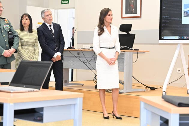 Queen Letizia visits the Civil Guard Officers Academy The Minister of the Interior, Fernando Grande Marlaska, and Queen Letizia visit the Civil Guard Officers Academy in Aranjuez, on May 21, 2026, in Aranjuez Madrid, Spain The event celebrates the 10th Anniversary of the new building in which the Academy is located REINA LETIZIA ACADEMIA GUARDIA CIVIL 21 MAY 2026 José Madrid Madrid Madrid Spain  Copyright: xJosÃ xOlivax 7538683