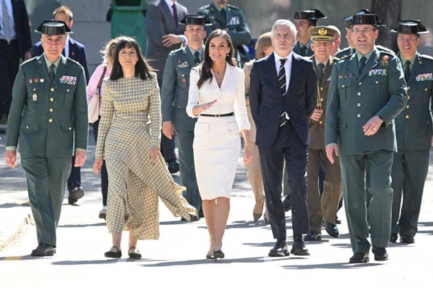 Queen Letizia visits the Civil Guard Officers Academy Queen Letizia and the Minister of the Interior, Fernando Grande Marlaska, visit the Civil Guard Officers Academy in Aranjuez, on May 21, 2026, in Aranjuez Madrid, Spain The event celebrates the 10th Anniversary of the new building where the Academy is located REINA LETIZIA ACADEMIA GUARDIA CIVIL 21 MAY 2026 José Madrid Madrid Madrid Spain  Copyright: xJosÃ xOlivax 7538734