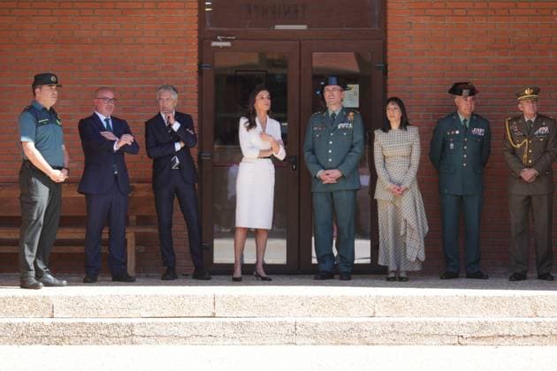 Spanish Queen Letizia during a visit to Civil Guards Officers Academy (Academia de Oficiales de la Guardia Civil) in Madrid on Thursday, 21 May 2026 Cordon Press 