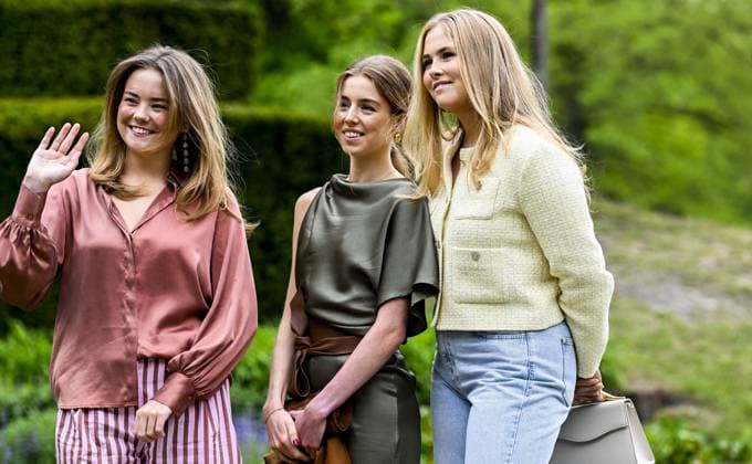 Royal Family Spring Photo Session - The Hague Princess Amalia, Princess Ariane and Princess Alexia during spring photo session 2026 at Clingendael in The Hague, Netherlands on May 21, 2026. Photo by NL Beeld Patrick van Emst Bruno Press ABACAPRESS.COM The Hague Netherlands  Copyright: xBrunoxPress ABACAx
