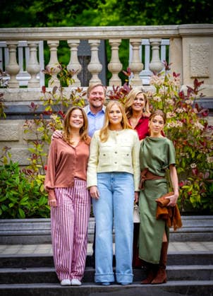 21-05-2026 Clingendaal Princess Amalia and Princess Alexia and Princess Ariane pose for the media during the annual photo session in the Hollandse Tuin in parc Clingendael in The Hague. Â  Copyright: xPPEx