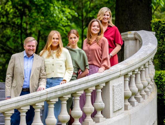 21-05-2026 Clingendaal Queen Maxima and King Willem-Alexander with Princess Amalia and Princess Alexia and Princess Ariane pose for the media during the annual photo session in the Hollandse Tuin in parc Clingendael in The Hague. Â  Copyright: xPPEx