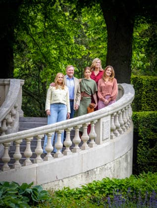 21-05-2026 Clingendaal Queen Maxima and King Willem-Alexander with Princess Amalia and Princess Alexia and Princess Ariane pose for the media during the annual photo session in the Hollandse Tuin in parc Clingendael in The Hague. Â  Copyright: xPPEx
