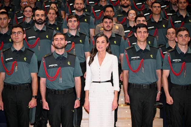 Queen Letizia visits the Civil Guard Officers Academy Queen Letizia during the visit to the Civil Guard Officers Academy in Aranjuez, on May 21, 2026, in Aranjuez Madrid, Spain The event celebrates the 10th Anniversary of the new building in which the Academy is located FAMOS REALEZA GUARDIA CIVIL José Aranjuez Madrid, Espana Aranjuez Madrid, Espana Spain  Copyright: xJosÃ xOlivax 7539006