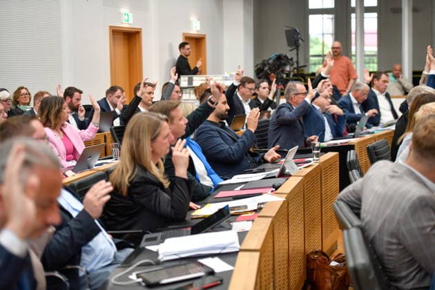 Es fand die Plenarsitzung im Saarbrücker Landtag am Mittwoch (20.05.2026) statt. Im Bild: *** The plenary session took place in the Saarbrücken state parliament on Wednesday 20 05 2026 In the picture bub