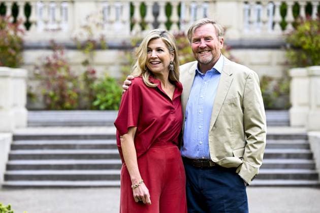 Den Haag, The Netherlands, 2026-05-21 11:50:25 THE HAGUE, 21-05-2026, Clingendael Spring Royal House photo session 2026 at Clingendael in The Hague PHOTO: NLBeeldIn the photo: King Willem-Alexander and Queen Maxima Credit: NL Beeld Patrick van Emst  Copyright: xx x