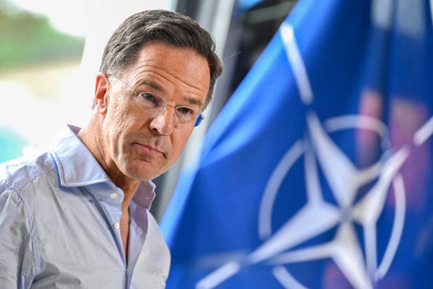 Mark Rutte, Secretary General of NATO, hold a press conference with the Prime Minister of Sweden during a visit to the Swedish Civil Defence and Resilience Agency in Revinge, Lund, in Sweden on May 21, 2026, as part of the NATO meeting in Helsingborg, Sweden, May 21-22 2026. REVINGE SWEDEN x50090x *** Mark Rutte, Secretary General of NATO, hold a press conference with the Prime Minister of Sweden during a visit to the Swedish Civil Defence and Resilience Agency in Revinge, Lund, in Sweden on May 21, 2026, as part of the NATO meeting in Helsingborg, Sweden, May 21 22 2026 REVINGE SWEDEN x50090x  Copyright: xJohanxNilsson TTx NATO FOREIGN MINISTERS MEETING SWEDEN I64GM_QcQCQ