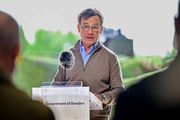 Ulf Kristersson, Prime Minister of Sweden, hold a press conference with NATO Secretary General during a visit to the Swedish Civil Defence and Resilience Agency in Revinge, Lund, in Sweden on May 21, 2026, as part of the NATO meeting in Helsingborg, Sweden, May 21-22 2026. REVINGE SWEDEN x50090x *** Ulf Kristersson, Prime Minister of Sweden, hold a press conference with NATO Secretary General during a visit to the Swedish Civil Defence and Resilience Agency in Revinge, Lund, in Sweden on May 21, 2026, as part of the NATO meeting in Helsingborg, Sweden, May 21 22 2026 REVINGE SWEDEN x50090x  Copyright: xJohanxNilsson TTx NATO FOREIGN MINISTERS MEETING SWEDEN _6w_rR97IFo