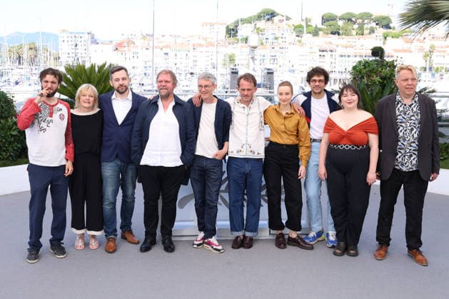 Cannes - Notre Salut JD Guit Harpo, Claudine Barthel-Fournier, Florian Surrier, Raphaël Thiéry, Swann Arlaud, Emmanuel Marre, Sandrine Blancke, Jean-Baptiste Marre, Mathilde Abd El Kader and Frank Williams attending the Photocall of the movie Notre Salut during the 79th Cannes Film Festival in Cannes, France on May 21, 2026. Photo by Jerome Domine ABACAPRESS.COM Cannes France  Copyright: xDominexJerome ABACAx
