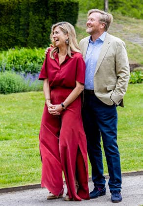21-05-2026 Clingendaal Queen Maxima and King Willem-Alexande pose for the media during the annual photo session in the Hollandse Tuin in parc Clingendael in The Hague. Â  Copyright: xPPEx