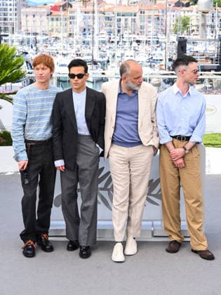IPA84931172 - Cannes, 79th Cannes Film Festival 2025 - day 10.photocall of The Man I love In photo: Luther Ford, Rami Malek, Ira Sachs and Tom Sturridge  Copyright: xAlbertoxTerenghix xPoolxPhotoxEventsx07x 84931172