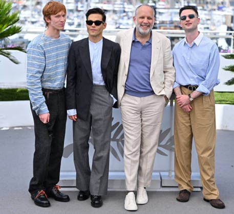 79th Cannes Film Festival: The Man I Love photocall CANNES, FRANCE - MAY 21: (L to R) British actor Luther Ford, US actor Rami Malek, US director Ira Sachs and British actor Tom Sturridge pose during a photocall for the film The Man I Love at the 79th edition of the Cannes Film Festival in Cannes, France on May 21, 2026. Mustafa Yalcin Anadolu Cannes France. Editorial use only. Please get in touch for any other usage.  Copyright: x2026xAnadoluxMustafaxYalcinx