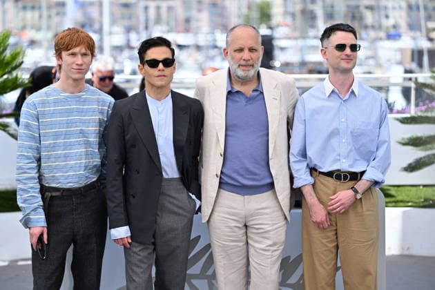 79th Cannes Film Festival: The Man I Love photocall CANNES, FRANCE - MAY 21: (L to R) British actor Luther Ford, US actor Rami Malek, US director Ira Sachs and British actor Tom Sturridge pose during a photocall for the film The Man I Love at the 79th edition of the Cannes Film Festival in Cannes, France on May 21, 2026. Mustafa Yalcin Anadolu Cannes France. Editorial use only. Please get in touch for any other usage.  Copyright: x2026xAnadoluxMustafaxYalcinx