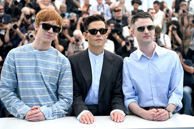 79ème Festival International du Film de Cannes Photocall with cast of The Man I love 79th International Cannes Film Festival Photocall with cast of The Man I love movie 456580 2026 05 21 France Malek, Rami Sturridge, Tom Ford, Luther  Copyright: xSergexArnalx xStarfacex STAR_456580_015