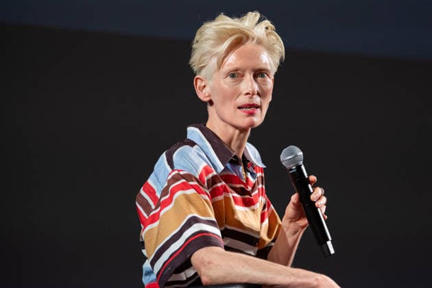 Cannes Tilda Swinton Rendez-vous NG Tilda Swinton speaks on stage during a Rendez-vous with Tilda Swinton at Palais Des Festivals in Cannes, France on May 20 2026 as part of the 79th Cannes Film Festival. Photo by Nicolas Genin ABACAPRESS.COM Cannes France  Copyright: xGeninxNicolas ABACAx