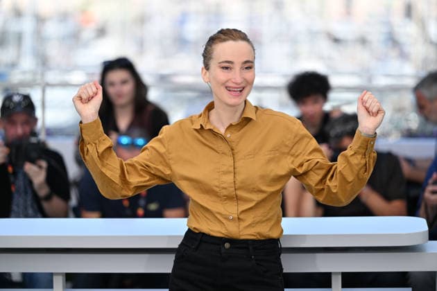 79th Cannes Film Festival: Notre Salut (A Man of His Time) photocall CANNES, FRANCE - MAY 21: Belgian actress Sandrine Blancke poses during a photocall for the film Notre Salut (A Man of His Time) at the 79th edition of the Cannes Film Festival in Cannes, France on May 21, 2026. Mustafa Yalcin Anadolu Cannes France. Editorial use only. Please get in touch for any other usage.  Copyright: x2026xAnadoluxMustafaxYalcinx