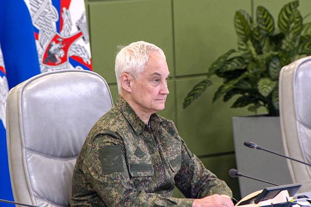 MAY 21, 2026: Russia s Defence Minister Andrei Belousov takes part in a nuclear exercise held by the Russian and Belarusian Armed Forces, via a video link. Video grab. Best quality available  - ZUMAt113 20260521_zaa_t113_167 Copyright: xRussianxDefencexMinistryx