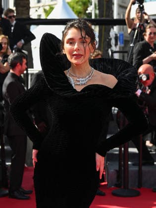IPA84937948 - Cannes, 79th Cannes Film Festival 2025 - evening 10. Red Carpet LA BOLA NEGRA. In the photo Liubov Fomenko  Copyright: xManuelexMangiarottix xPoolxPhotoxEventsx07x 84937948