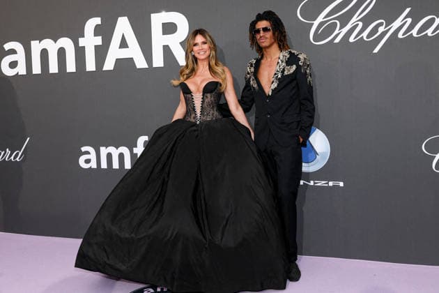 Heidi Klum et son Henry Samuel Photocall of the gala amfAR 2026 by Chopard at the Hôtel du Cap Eden Roc in Antibes, during the 79th Cannes International Film Festival On May 21, 2026 Jacovides Moreau Bestimage Photocall of the gala amfAR 2026 by Chopard during the 79th Cannes International Film Festival On May 21, 2026 in Cannes, France Cap d Antibes France  Copyright: xJACOVIDES-MOREAUx xBESTIMAGExJACOVIDES-MOREAUx xBESTIMAGEx