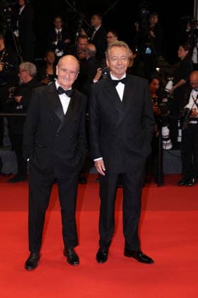 RECORD DATE NOT STATED Cannes - Coward Red Carpet Screening Pierre Lescure and Michel Denisot at the Coward screening on the red carpet during the 79th annual Cannes Film Festival at Palais des Festivals on May 21, 2026 in Cannes, France. Photo by Jerome Domine ABACAPRESS.COM Cannes France  Copyright: xDominexJerome ABACAx