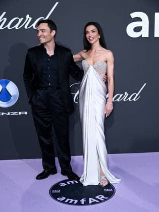 IPA84947850 - Cannes, 79th Cannes Film Festival 2026 - evening 10. amfAR Gala. Pictured: Ed Westwick and Amy Jackson  Copyright: xTerenghi Ipa-Agency.netx xPoolxPhotoxEventsx07x 84947850