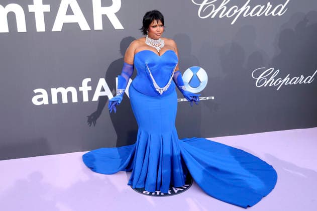 Lizzo at the 32 amfAR Gala Cannes as part of the Festival de Cannes 2026 79 Cannes International Film Festival at the Hôtel du Cap Eden Roc Antibes, 21 05 2026 Foto:xD.xBedrosianx xFuturexImagex amfar_6602