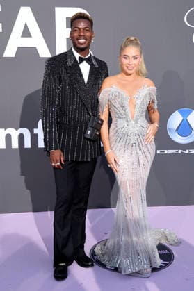 Paul Pogba with wife Zulay Pogba at the 32 amfAR Gala Cannes as part of the Festival de Cannes 2026 79 Cannes International Film Festival at the Hôtel du Cap Eden Roc Antibes, 21 05 2026 Foto:xD.xBedrosianx xFuturexImagex amfar_6662