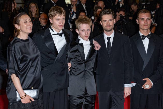 Cannes Coward Screening NG Michiel Dhont, Jef Jacobs, Juliette Schrameck, Emmanuel Macchia, Valentin Campagne, Lukas Dhont, Willem De Schryver and Angelo Tijssens attending the ‘Coward’ Screening and Red Carpet at Palais Des Festivals in Cannes, France on May 21 2026 as part of the 79th Cannes Film Festival. Photo by Nicolas Genin ABACAPRESS.COM Cannes France  Copyright: xGeninxNicolas ABACAx