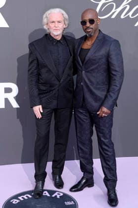 Hermann Bühlbecker and Daniel Francis at the 32 amfAR Gala Cannes as part of the Festival de Cannes 2026 79 Cannes International Film Festival at the HÃ tel du Cap Eden Roc Antibes, 21 05 2026 Foto:xD.xBedrosianx xFuturexImagex amfar_6767