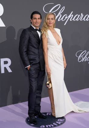 2026 amfAR Gala Cannes - Antibes, France ANTIBES, FRANCE. May 21, 2026: Benjamin Larretche & Petra Nemcova at the 2026 amfAR Gala Cannes at the 79th Festival de Cannes. Picture: Paul Smith Featureflash Antibes France  Copyright: xPaulxSmithx xFeatureflashx