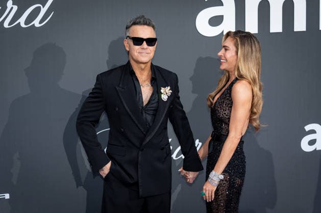 Arrivals at amfAR Gala Cannes 2026 at Hotel du Cap-Eden-Roc, Cap d Antibes, France on 21 May 2026. Robbie Williams and Ayda Field Williams attend the amfAR Gala Cannes 2026 presented by Chopard at Hotel du Cap-Eden-Roc, Cap d Antibes, France on 21 May 2026., Credit:Stefano Costantino TTL Stefano Costantino Avalon France, Cannes  Copyright: xStefanoxCostantinoxTTLx xStefanoxCostantinox xAvalonx 1103446672