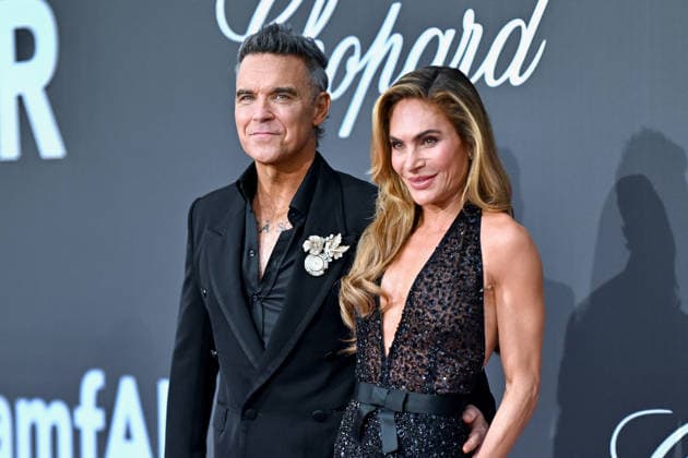 Cannes Amfar 2026 photocall FC Robbie Williams, Ayda Field Williams attends the amfAR Gala Cannes 2026 presented by Chopard at Hotel du Cap-Eden-Roc on May 21, 2026 in Cap d Antibes, France. Photo by Franck Castel ABACAPRESS.COM Cannes  Copyright: xCastelxFranck ABACAx