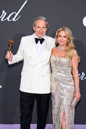 79th Cannes Film Festival amfAR red carpet - part 1 Eden Roc Hotel - Cap d™Antibes, France Simon de Pury;Carol Asscher 79th Cannes Film Festival amfAR red carpet - part 1 Eden Roc Hotel - Cap d™Antibes, France 21st May 2026 SGPItalia id 134688_119 *Not Exclusive  Copyright: xALFONSOxCATALANO SGPITALIAx