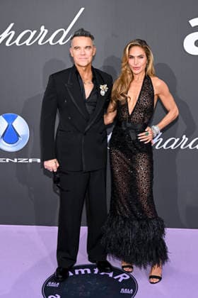79th Cannes Film Festival amfAR red carpet - part 2 Eden Roc Hotel - Cap d™Antibes, France Robbie Williams;Ayda Field Williams 79th Cannes Film Festival amfAR red carpet - part 2 Eden Roc Hotel - Cap d™Antibes, France 21st May 2026 SGPItalia id 134688_120 *Not Exclusive  Copyright: xALFONSOxCATALANO SGPITALIAx